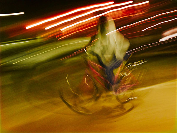 bicycle rider - tel-aviv