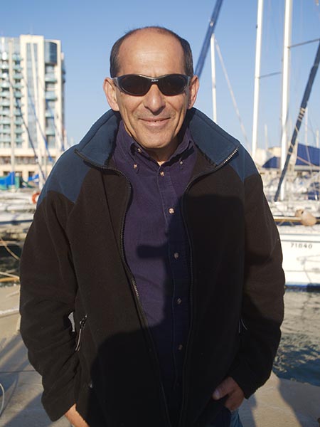 Yigal at the Herzlia Marina