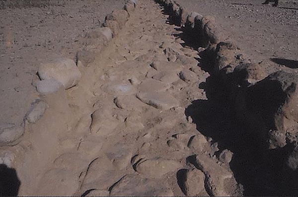 Aqueduct at Kumran, Dead Sea, 1998