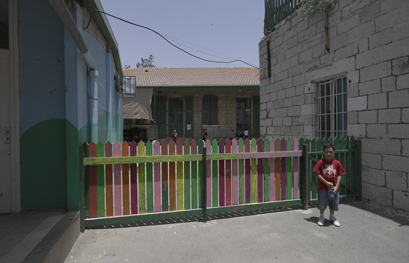 Kid and fence, Jerusalem - 2009