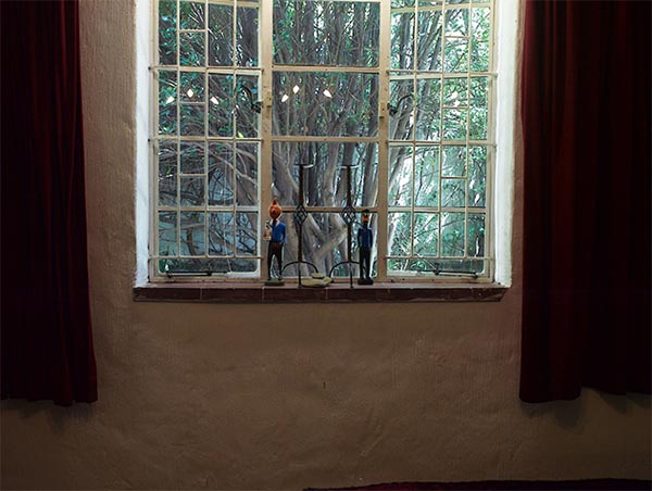 Captain Haddock and Tintin in my brother's room, Johannesburg, 2006