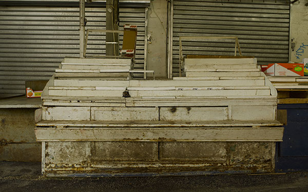 Empty stand, Carmel Market 2008