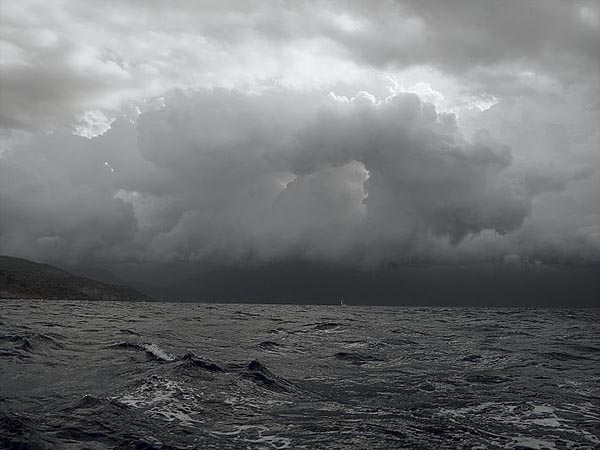 Storm in the Gulf of Fethiye, turkey, 2003