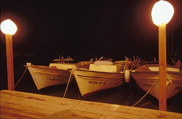 Nazlin, boats and lamps