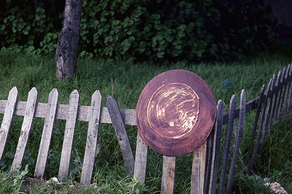 Fence and sign